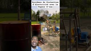 Systèmes de Protection délectricité avec Vapeur Deau chaude Alternateur turbine energy Shorts [upl. by Attesoj]