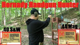 Hornady Handgun Hunter 44 Magnum and 40 SampW [upl. by Blondie]