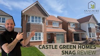 Castle Green Homes  4 bedroom newbuild snagging review by Snagsure [upl. by Eihpos]