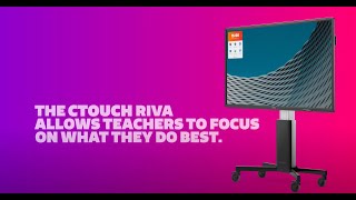 CTOUCH Riva product demo UK  education [upl. by Lorusso]