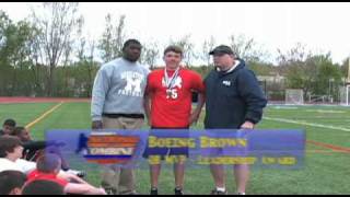 Boeing Brown QB Class of 2013 National Underclassmen Combine  MiddletownNY [upl. by Pennington]