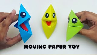 How To Make Easy Moving Paper Toy For Kids  Nursery Craft Ideas  Paper Craft Easy  KIDS crafts [upl. by Mikiso685]