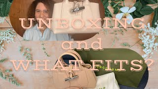 LONGCHAMP ROSEAU XS  UNBOXING  WHAT CAN FIT INSIDE [upl. by Inalak]