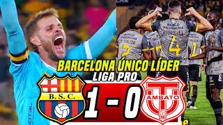 LOCURA por el NUEVO LÍDER BARCELONA SC 10 TÉCNICO UNIVERSITARIO RESUMEN SUFRIENDO BSC GANÓ [upl. by Eentruok]