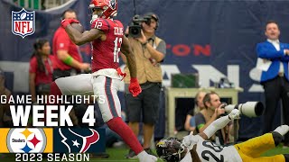 Pittsburgh Steelers vs Houston Texans Game Highlights  NFL 2023 Week 4 [upl. by Houston330]