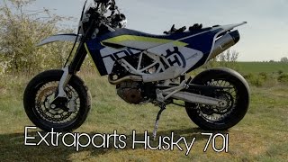 Husqvarna 701 SM  Leovince EVO ONE und mehr [upl. by Armillia340]