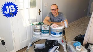 Dulux Trade Vinyl Matt amp Quick Dry Satinwood to Paint a Room [upl. by Berk]