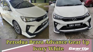 Review Perodua Bezza Advance Gear Up  Ivory White [upl. by Winson541]