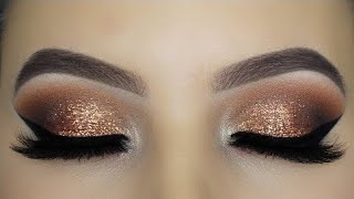 simple glitter eye makeup tutorial for beginners [upl. by Brigitta]