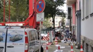 Spierings Faltkran Montage Balkon für schönere Wohnungen [upl. by Hanej920]