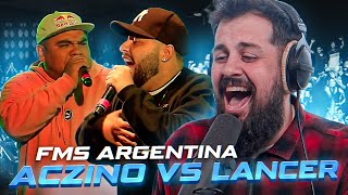 ACZINO SIENDO ACZINO  REACCION a ACZINO vs LANCER  FMS Argentina 2022 J3 [upl. by Gillie958]