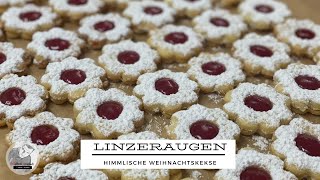 Himmlische Linzeraugen  einfaches Rezept [upl. by Hokanson]