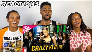 African Friends Reacts To Crazy Kiya Re  Full Song  Dhoom2  Aishwarya R Hrithik R Sunidhi C [upl. by Auqeenahs]