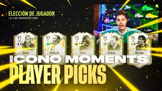 RONALDO NAZARIO  PLAYER PICKS DE ICONO MOMENTS ASEGURADO  FIFA 22 [upl. by Larine]