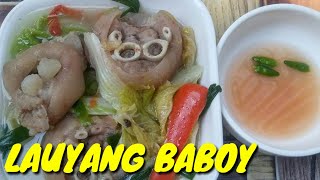 LAUYANG BABOY  PORK NILAGA EGSOONG BISDAK LUTONG PAMBAHAY [upl. by Aleak968]