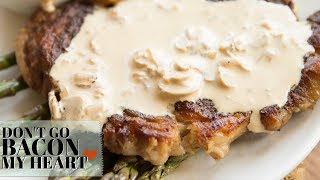 Steak and Creamy Mushroom Sauce [upl. by Addie335]