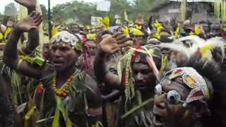 Tribe in Papua New Guinea singing Shema Israel [upl. by Avron]