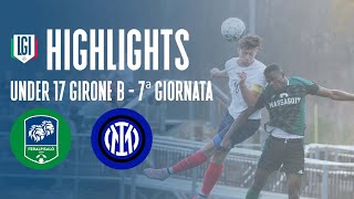 Highlights FeralpisalòInter U17 AB 7 giornata stagione 202324 [upl. by Anyrb]