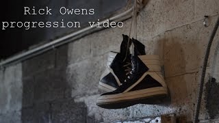 Rick Owens Geobasket progression w Gotsweige [upl. by Rogerson431]