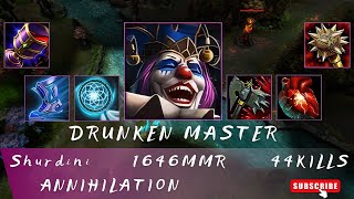 HoN  Mid Wars  Drunken Master  Shurdini  1646 MMR [upl. by Bowman]