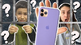 EN UCUZ IPHONE 11 PRO MAX KILIF CHALLENGE ODADA KİLİTLİ KALDIM I Locked In The Room [upl. by Yclek]