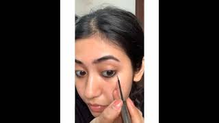 Quick Smudge Proof Kajal Eyes shorts youtubeshorts shortsindia shortvideo [upl. by Haliehs939]