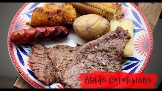 ASADO COLOMBIANO COMPLETO  RECETA COLOMBIANA [upl. by Tyika]