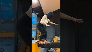 WENN ICH DU WÄRE… in der TRAMPOLINHALLE 🫣🥴 mit Itsmisabell turnen challenge trampolin funny [upl. by Haimarej]