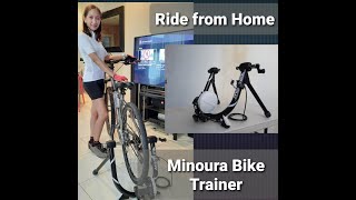 Minoura Bike Trainer Bike from Home [upl. by Kyre]