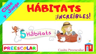 Hábitats increíbles Los hábitats de los animales [upl. by Hettie]