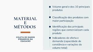 O Mercado de Hortifrutigranjeiros na CEASA Mato Grosso do Sul 2022 e 2023 [upl. by Eentruok]