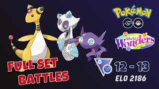 AmpharosFroslassSableye Full Set Battles Pokemon Go PVP  World of Wonders [upl. by Lais151]