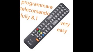 come programmare telecomando meliconi fully 8 1 procedura semplice [upl. by Button803]