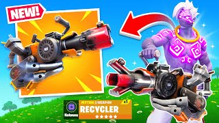 NEW RECYCLER GUN in Fortnite Is It GOOD or BAD [upl. by Attelahs]