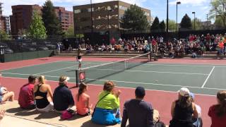 Arapahoes Tate Schroeder wins 5A girls tennis [upl. by Amalee570]