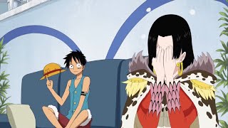 Luffy And Hancock Kiss Each Other 😍 One Piece Funny Moment 😂  ENGLISH DUB [upl. by Hteboj140]