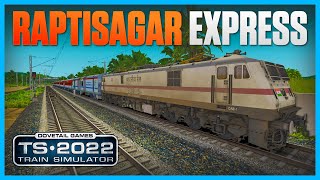 BEAUTY OF WAP 7 amp LHB  12511 GORAKHPUR  KOCHUVELI RAPTISAGAR EXPRESS  INDIAN TRAIN SIMULATOR LIVE [upl. by Adnerol]