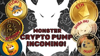 MONSTER PUMP INCOMING 🚀 Doge Shiba Inu Floki Ethereum and Bonk Price Prediction 🔥 [upl. by Aihcela]