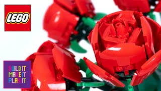 Lego Roses Botanical Collection 40460🌹  Lego Build amp Review Video [upl. by Riek]