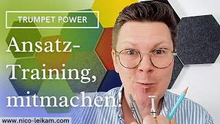 Ansatztraining für mehr Kraft und Ausdauer  Übung zum mitmachen  mimische Muskulatur stärken 💪 [upl. by Oirretna]