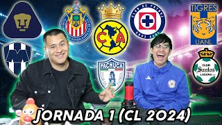 PRONOSTICOS JORNADA 1 Liga mx  CLAUSURA 2024 🔥🔥🔥 [upl. by Aseeral273]