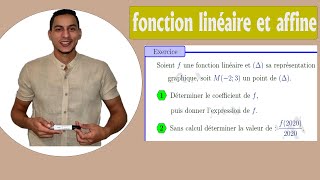 EXERCICE  Représenter une fonction affine 2 points  Troisième [upl. by Atsev]