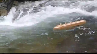 Cruise ship sails over waterfall and sinks [upl. by Enileqcaj]