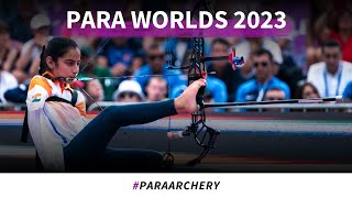 Sheetal Devi v Öznur Cüre – compound women open gold  Pilsen 2023 World Archery Para Championships [upl. by Birgitta365]