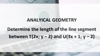 Calculate the distance between two points in the Cartesian plane grade12maths distanceformula [upl. by Torry]