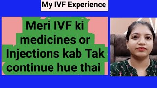 For How many months my ivf Medicines and injections continued  embryotransfer ivfpregnancy [upl. by Penni]