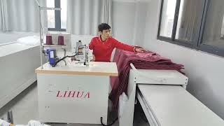 shower curtain hemming machine automatic bedsheet stitiching [upl. by Cloutman]