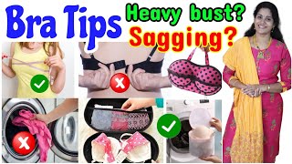 Right bras for heavy amp saggy bust🌟Motivation tips for Women😊 Bra tips tamil Shyawayshop fashion [upl. by Lobel]