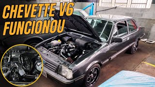 CHEVETTE V6 FUNCIONOU  É INSANO O RONCO DESSE MOTOR [upl. by Rachaba708]