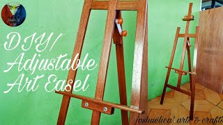 How To Make An Adjustable Art Easel [upl. by Soutor25]